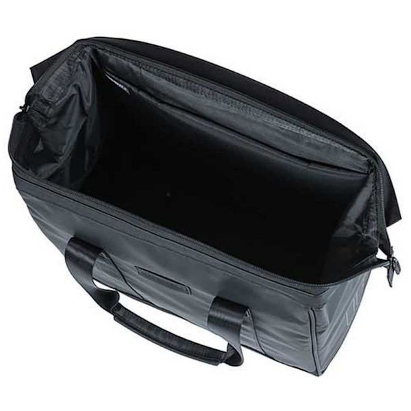Basil Laukku Grand Tarpaulin Hook-on 23l Kanssa Heijastimet Musta