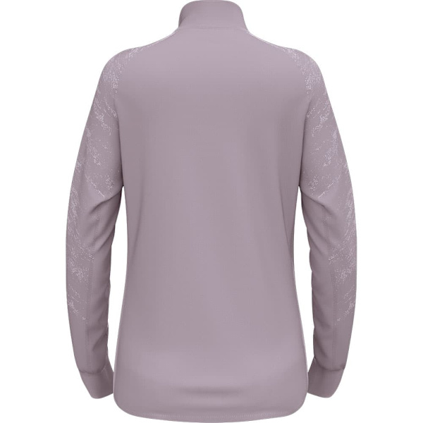 Odlo Berra Graphic Fleece Med Halv Dragkedja Lila XS Kvinna