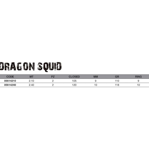 Maver Egging Stang Dragon Squid Søvfarvet 2.10 m