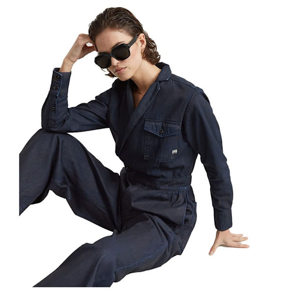 G-star Tailored Wrap Overall Svart M Kvinna
