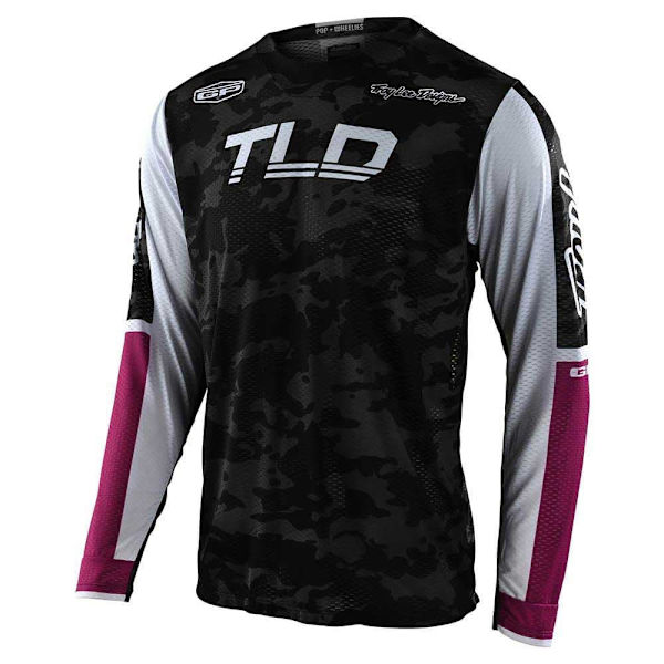 Troy Lee Designs Långärmad T-shirt Gp Air Veloce Camo Svart S Man