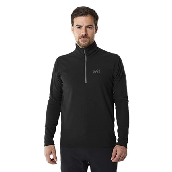Millet Fleece Lightgrid Sort S Mand