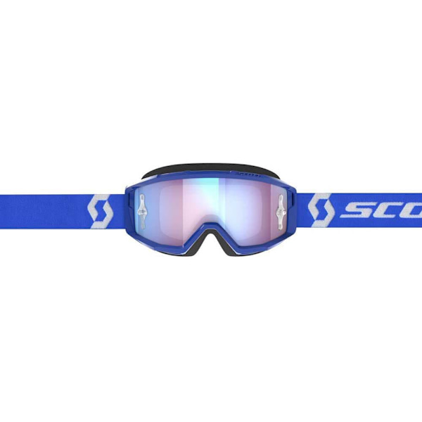 Scott Primal Offroad-glasögon Blå Blue Chrome Works/CAT 2