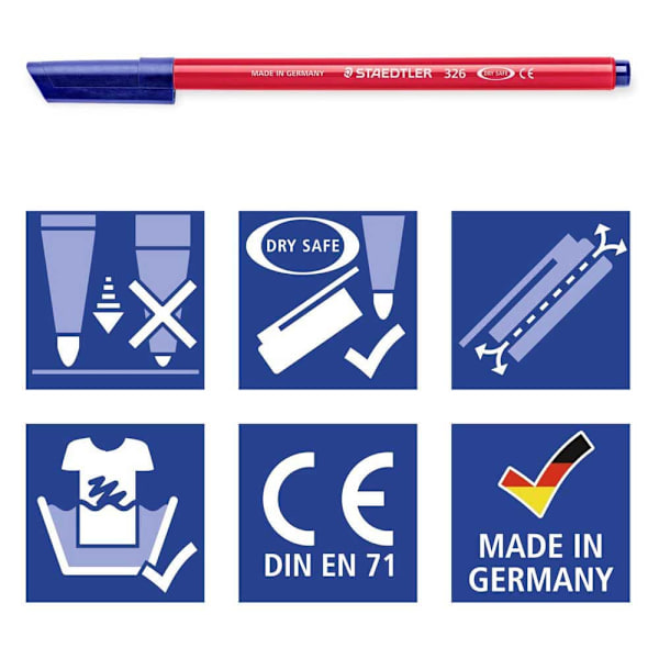 Staedtler Blandad Markera Penna Noris 326 Pack 100 Enheter