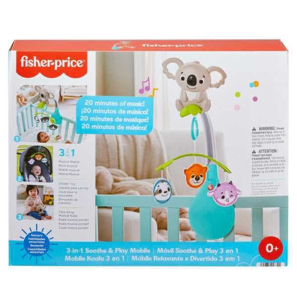 Fisher Price 3 1 1 Soothe & Play Mobile Søvfarvet