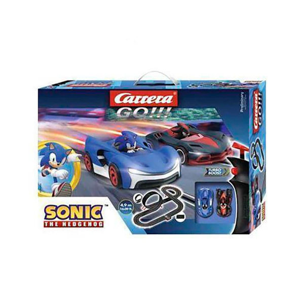 Carrera Hedgehod Sonic And Shadow Rc-bil Sonic The 2 Enheter Durchsichtig