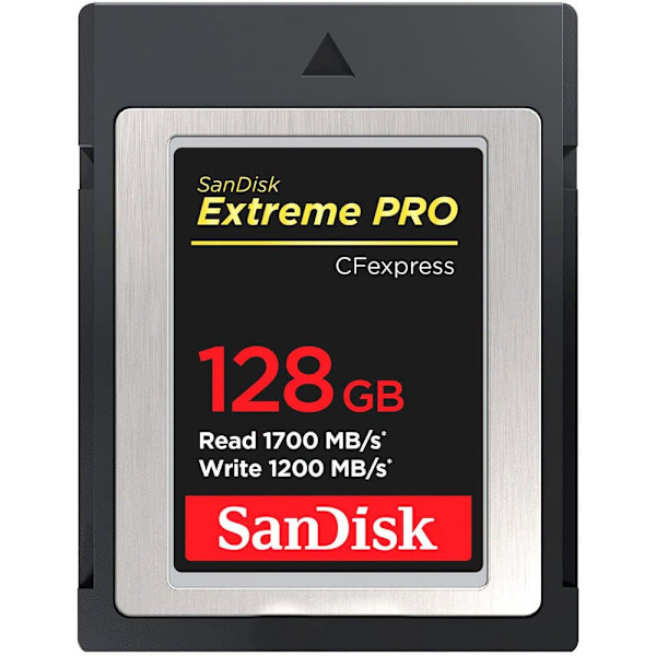 Sandisk Hukommelseskort Extreme Pro 128gb Sort