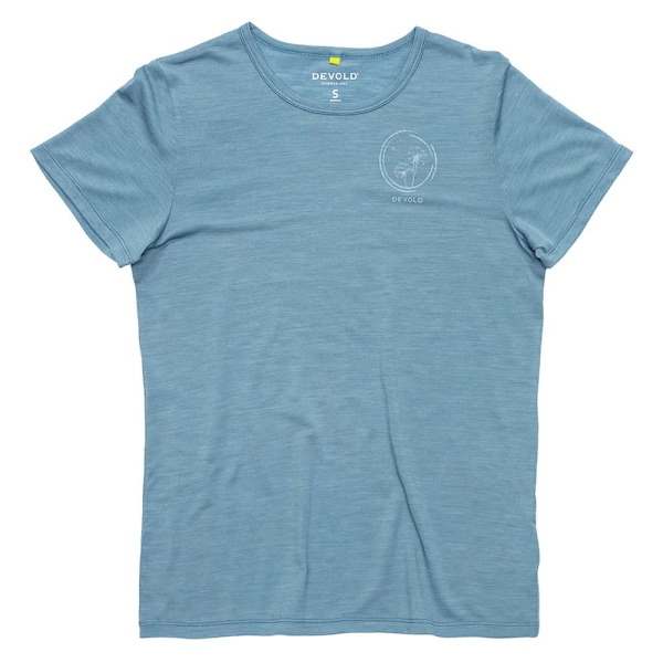 Devold Of Norway Active Spring T-shirt Med Korta ärmar Blå XS Kvinna