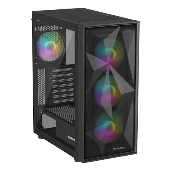 Natec Diaxid 605 Argb Pc-tårnhus Sort
