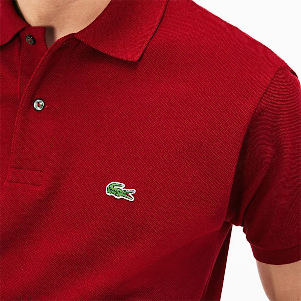Lacoste Kortärmad Pikétröja Best Röd M Man