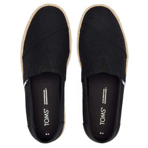 Toms Espadrilles Rope 2.0 Svart EU 45 Man