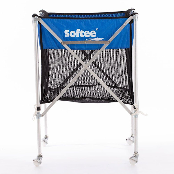 Softee Aluminium Net Folding Ball Cart + Blå 89x58.5x58.5 cm