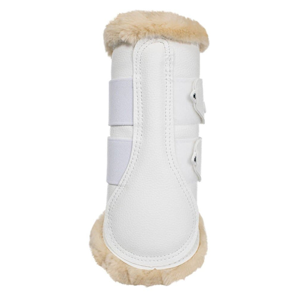 Acavallo Eco-leather&faux Sheepskin Jännekiinnikkeet Valkoinen XL