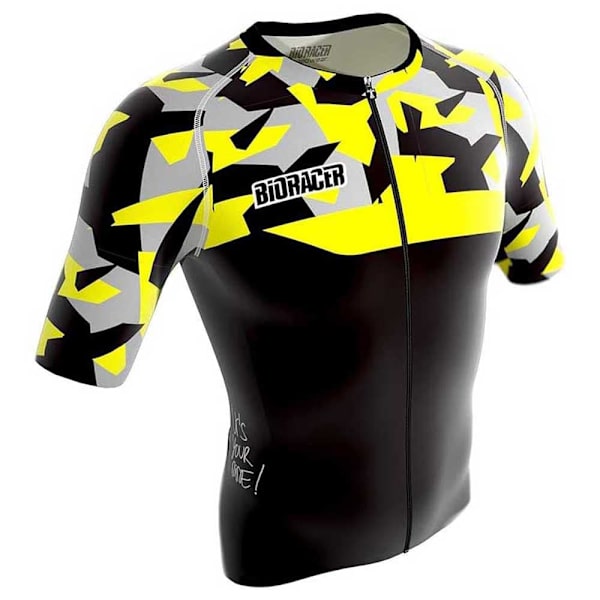 Bioracer Spitfire Kortærmet Trøje Gul S Mand