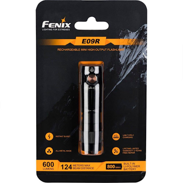 Fenix Led Lommelygte Fnx E09r Søvfarvet
