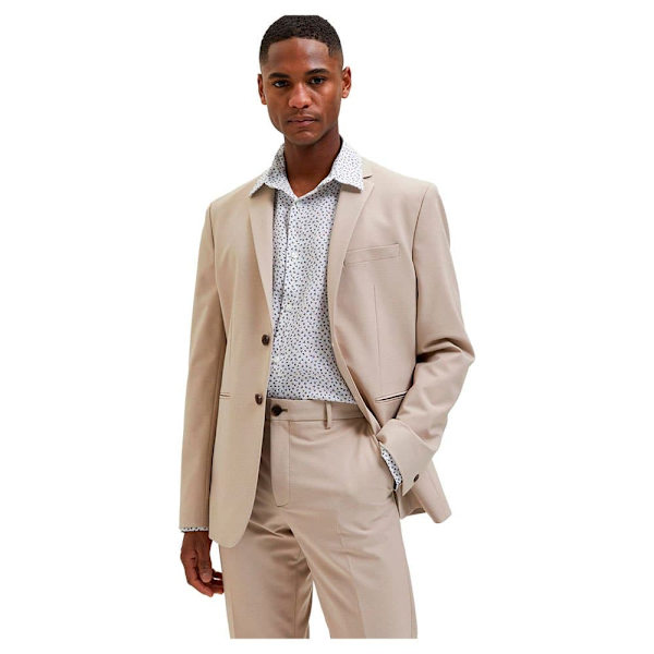 Selected Lang ærmet Skjorte Regular Kylian Linen Hvid L Mand