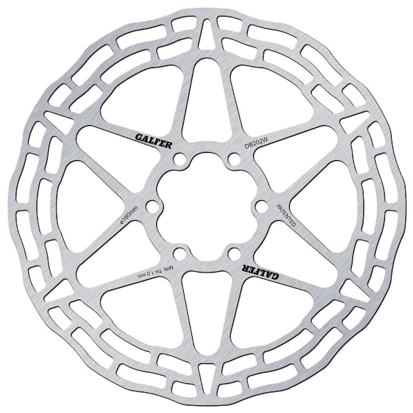 Galfer Jarrulevy Trial Disc Wave Hopeinen 160 mm