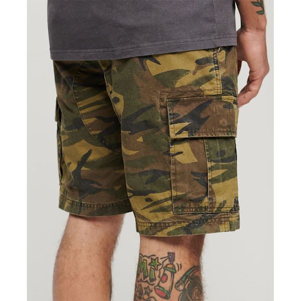 Superdry Heavy Cargoshorts Grönt 36 Man