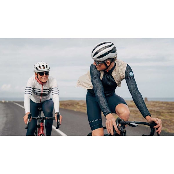 CafÉ Du Cycliste Marguerite Långärmad Trikå Blå XS Man