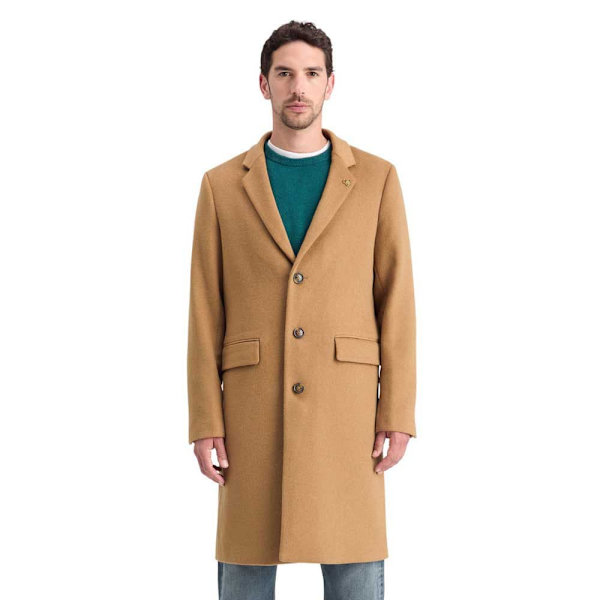 Scotch & Soda Wool Classic Kappa Brun L Man