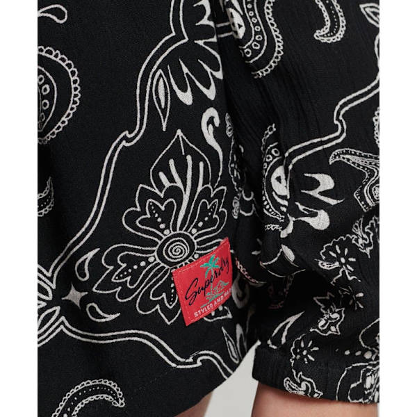 Superdry Romper Vintage Beach Musta L Nainen