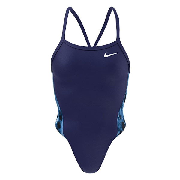 Nike Swim Baddräkt Racerback Blå 32 Kvinna