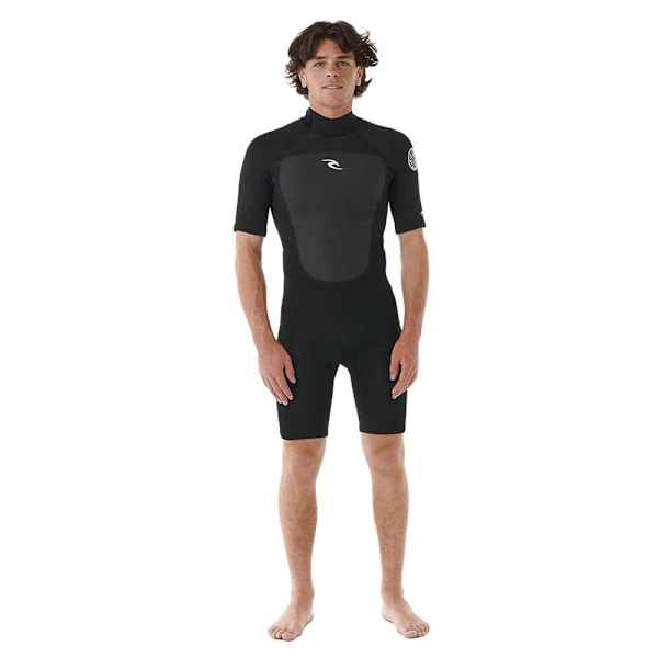 Rip Curl Shorty Med Lynlås Bagpå Omega Classic 2 Mm Spring Sort S