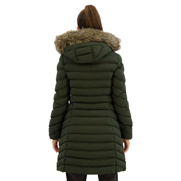 Superdry Fuji Faux Fur Jacka Grönt XS Kvinna
