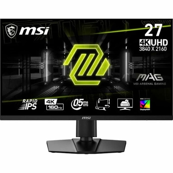 Msi Mag 274upf E2 27´´ 4k Ips Led 170hz Gaming-skärm Svart