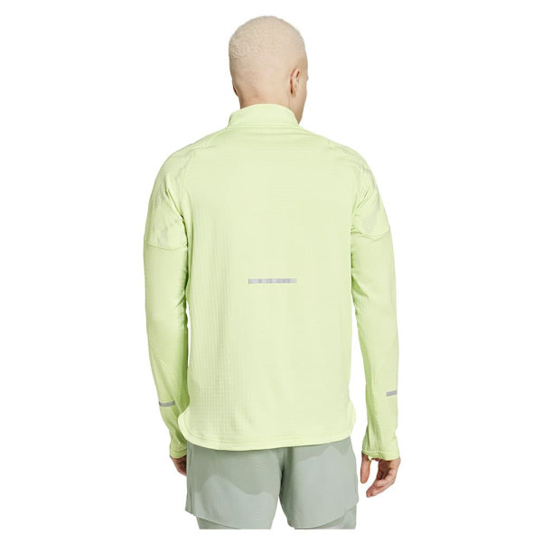 Adidas Ultimate Hi Vis Reflective Tröja Med Halv Dragkedja Gul L Man