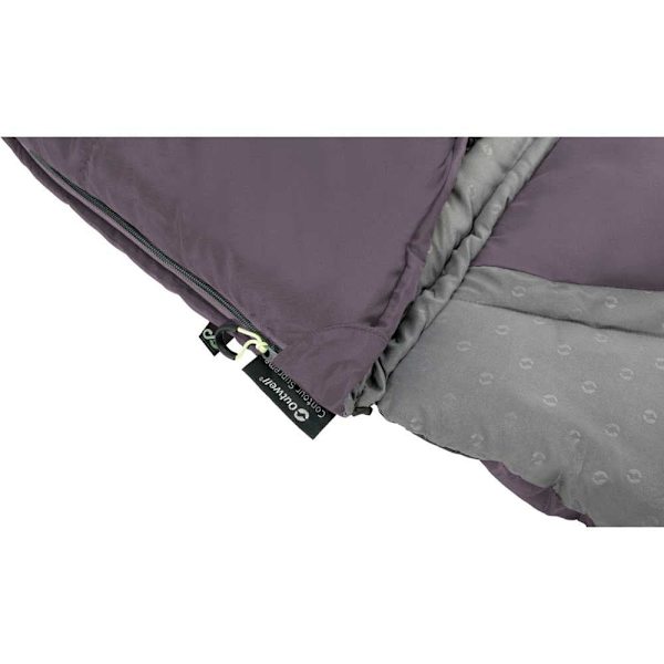 Outwell Sovsäck Contour Grå Long / Left Zipper