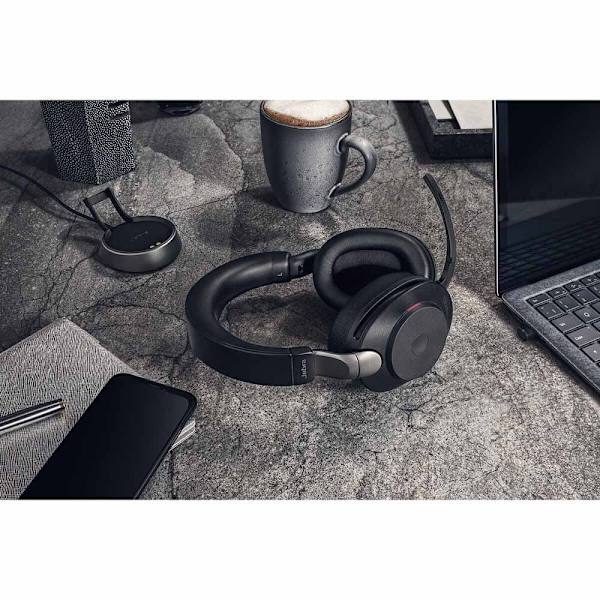 Jabra Hovedtelefoner Evolve2 85 Link380-a Uc Duo Wireless Sort