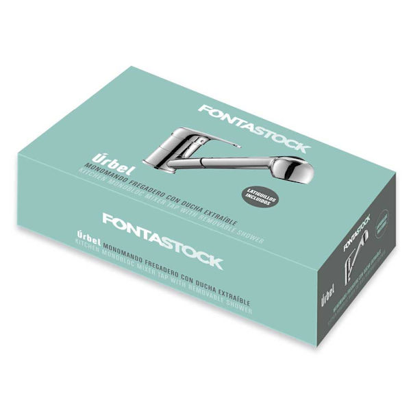 Ferrestock Handfat Blandare Med Dusch Fskfgc004 Silver