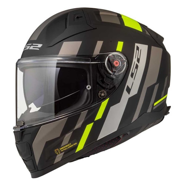 Ls2 Ff811 Vector Ii Tron Fullface-hjälm Svart L