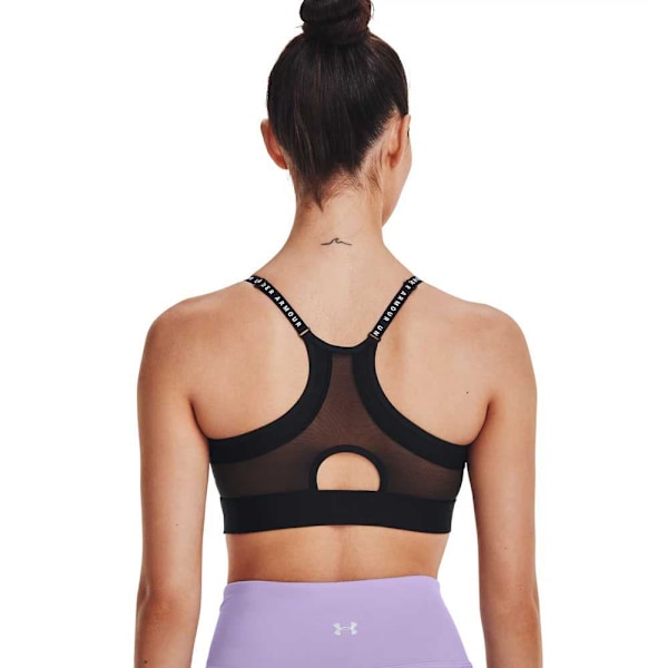 Under Armour Top Lav Støtte Infinity Covered Sort XS Kvinde