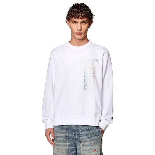 Diesel Ginn K39 Sweatshirt Hvid S Mand