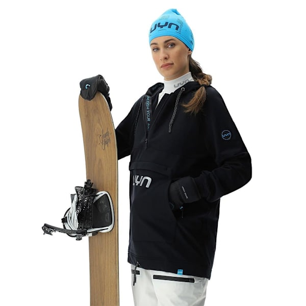 Uyn Hættetrøje Jump 2nd Half Zip Sort M Kvinde
