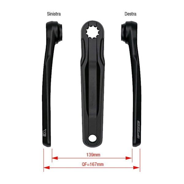 Fsa Vev Bosch Gen4/yamaha Pwx Ck-762 Silver 160 mm