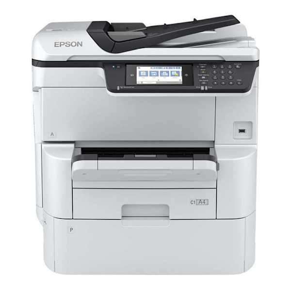 Epson Workforce Pro Wf-c878rdwf Multifunktionsprinter Sort, Hvid