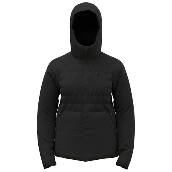 Odlo Jakke Ascent S-thermic Hooded Sort XL Kvinde