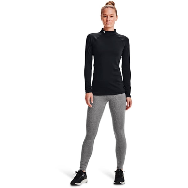 Under Armour Långärmad T-shirt Coldgear Authentics Mockneck Svart S Kvinna