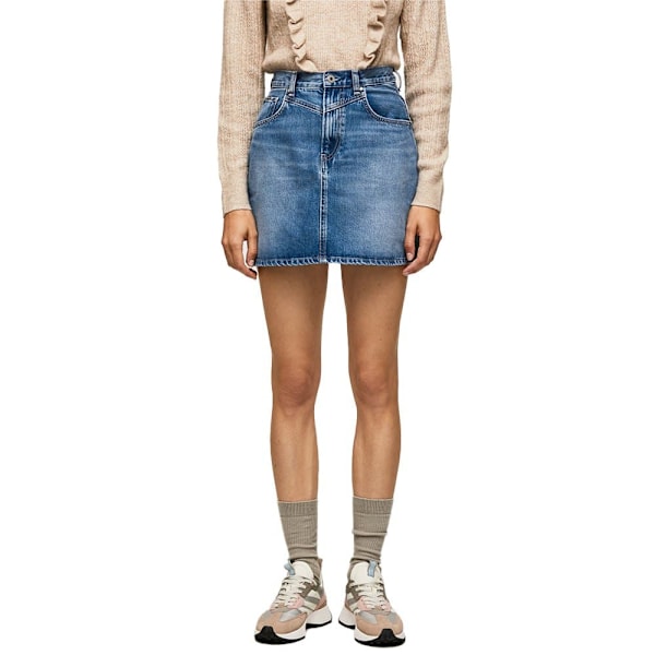 Pepe Jeans Mini Kjol Rachel Blå M Kvinna