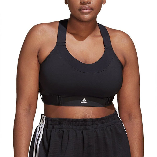 Adidas Top Fastimpact Luxe Run High-support Big Sort 3X Kvinde