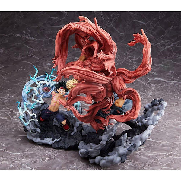 Tomy My Hero Academia Super Situation Pvc Izuku Midoriya Vs Muscular 30 Cm Staty