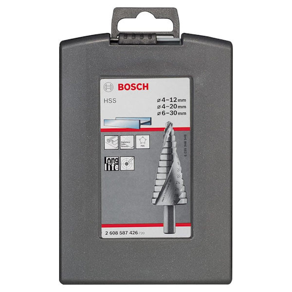 Bosch Professional Trinboresæt Hss 4-12/4-20/6-30 3 Enheder Søvfarvet