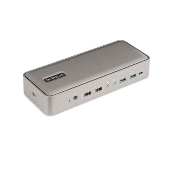 Startech Dockningsstation 129ue-usbc-kvm-dock Silver