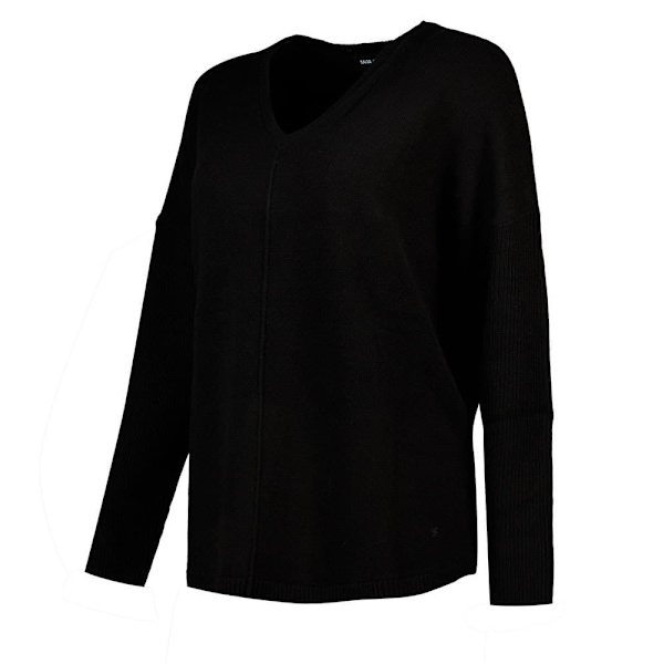 Salsa Jeans V-hals Sweater 21007099 Sort XS Kvinde