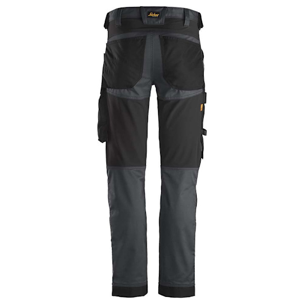 Snickers Workwear Allroundwork Elastic Bukser Sort 048