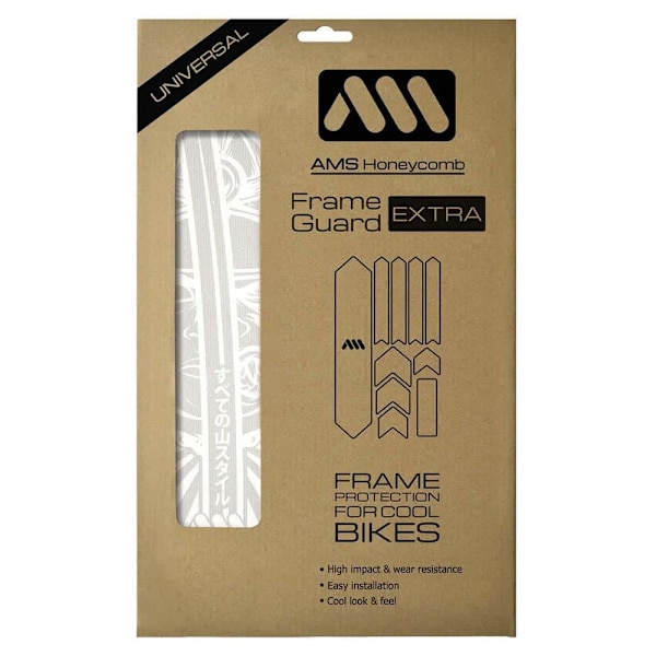 All Mountain Style Frame Guard Extra Stickers Honeycomb Hvid,Sort