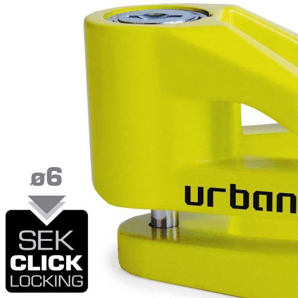 Urban Security Levyn Lukitus Ur206y Keltainen